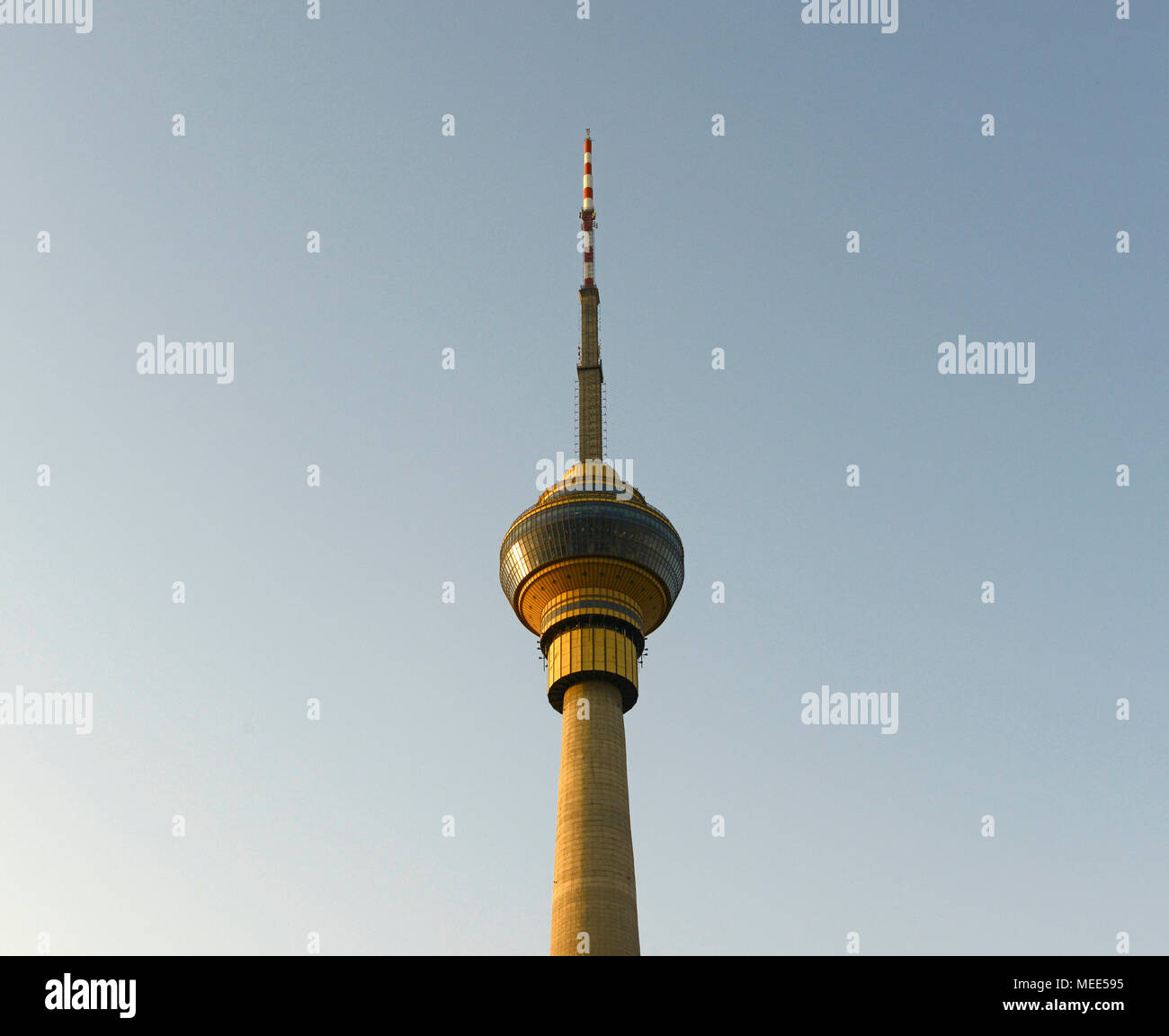 Top von China Central Television Tower in Peking, China Stockfoto