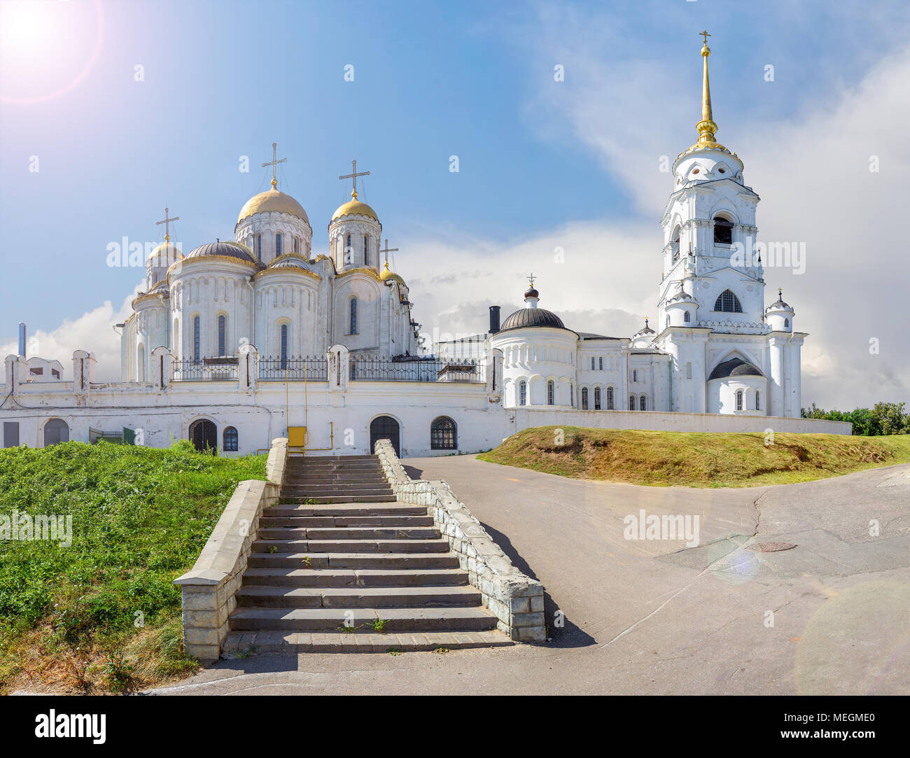 Das Heilige Mariä-Entschlafen Kathedrale. Wladimir, Russland Stockfoto