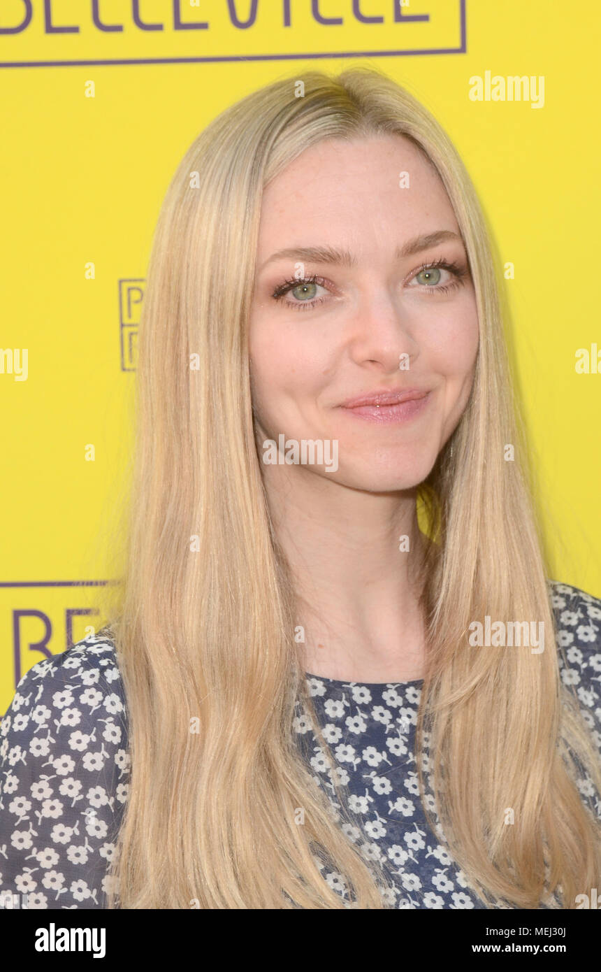 Pasadena, Kalifornien, USA. 22 Apr, 2018. Amanda Seyfried an der Opening Night Der "Belleville am Pasadena Playhouse am 22. April in Pasadena, Kalifornien 2018. Quelle: David Edwards/Medien Punch/Alamy leben Nachrichten Stockfoto