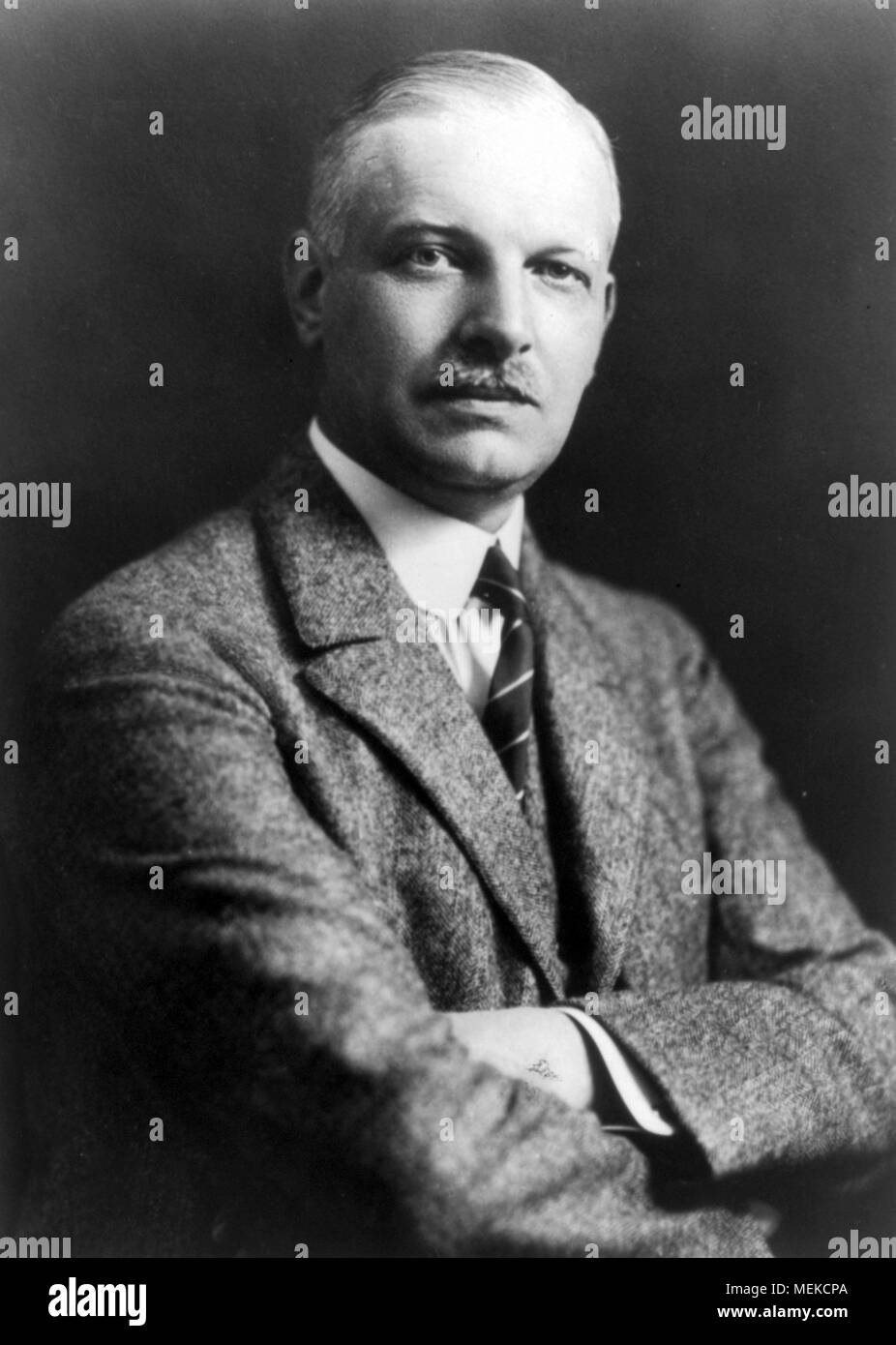 Wilhelm Carl Josef Cuno (1876-1933), deutscher Politiker, war der Bundeskanzler der Bundesrepublik Deutschland von 1922 bis 1923 Stockfoto