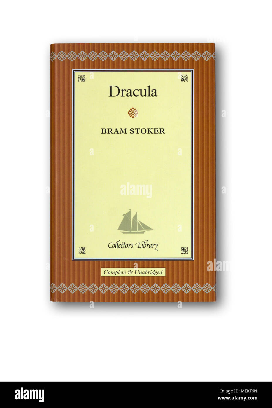 Dracula Hardcover Buch Stockfoto