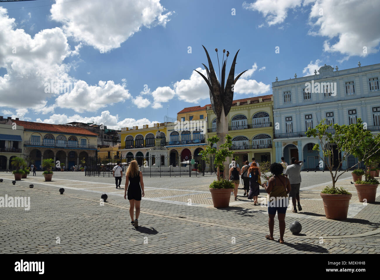 Plaza in Havanna, Kuba Stockfoto