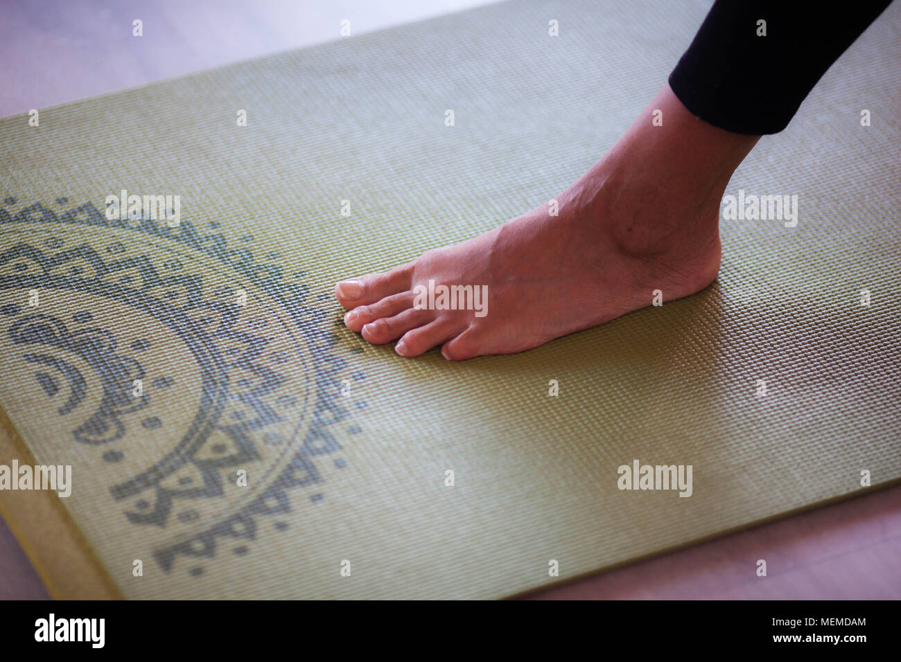 Yoga Übung Klasse Praxiskonzept Stockfoto