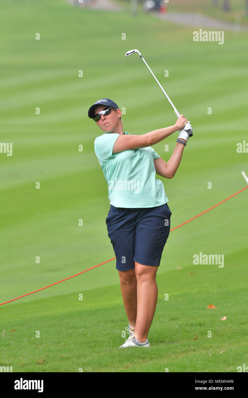 Mo Martin der USA im Honda LPGA Thailand 2018 im Siam Country Club, Old Course am 24. Februar 2018 in Pattaya, Chonburi, Thailand. Stockfoto