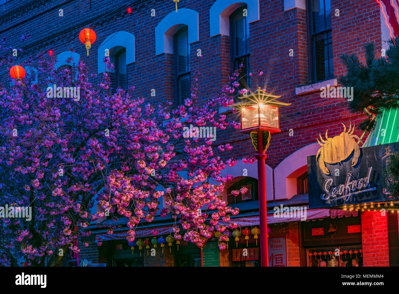 Chinatown, Victoria, British Columbia, Kanada. Stockfoto