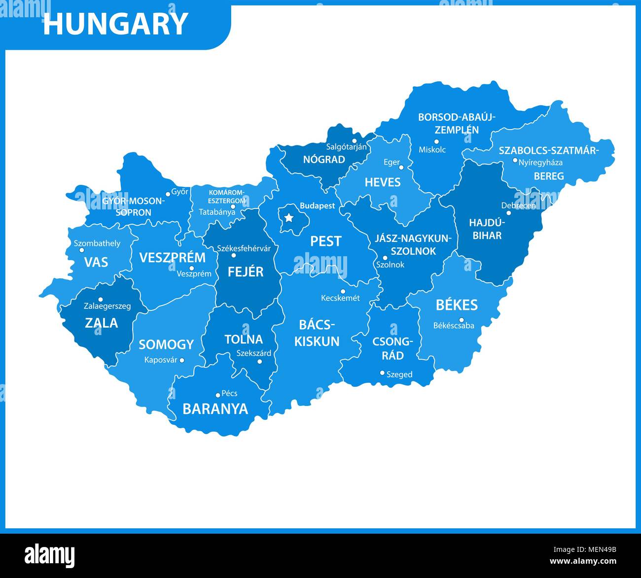 Szeged Vektor Vektoren Stockfotos und -bilder Kaufen - Alamy