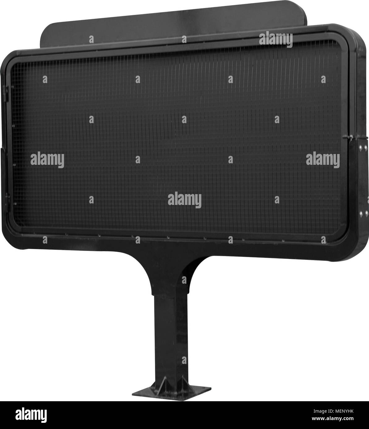 Outdoor portable Zeichen auf dem weißen Hintergrund Stockfoto