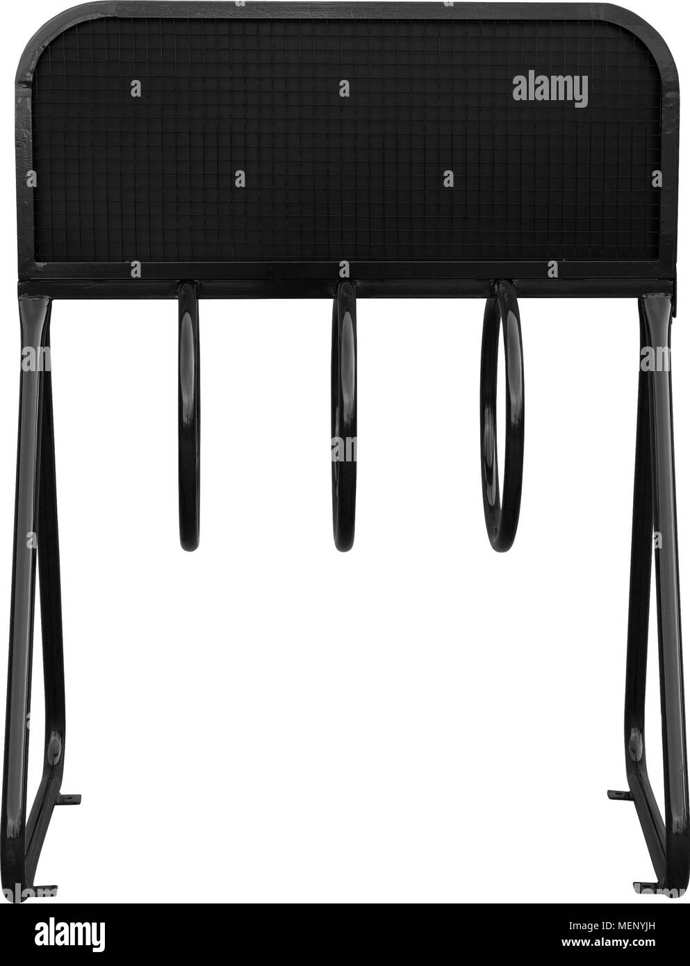 Outdoor portable Zeichen auf dem weißen Hintergrund Stockfoto