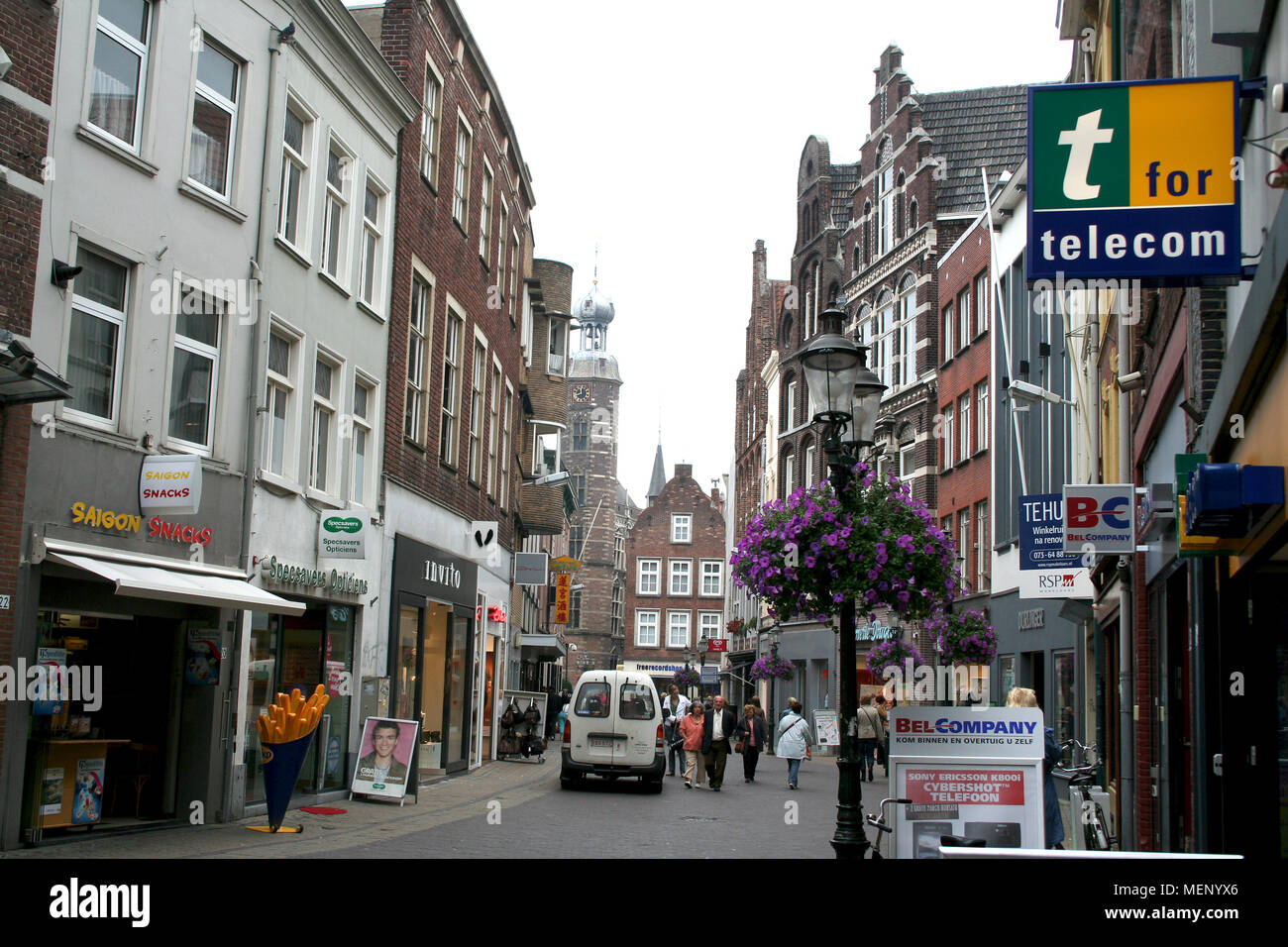 Niederlande Holland Limburg Venlo Juni 2016 Einkaufsstrasse In Der Innenstadt Von Venlo Stockfotografie Alamy