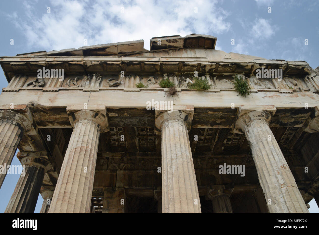 Athen Ruinen Stockfoto