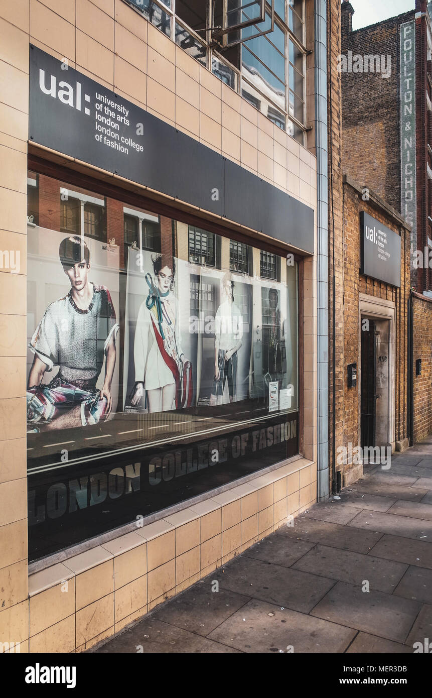 Universität der Künste London College of Fashion in Curtain Road Shoreditch, East London Stockfoto