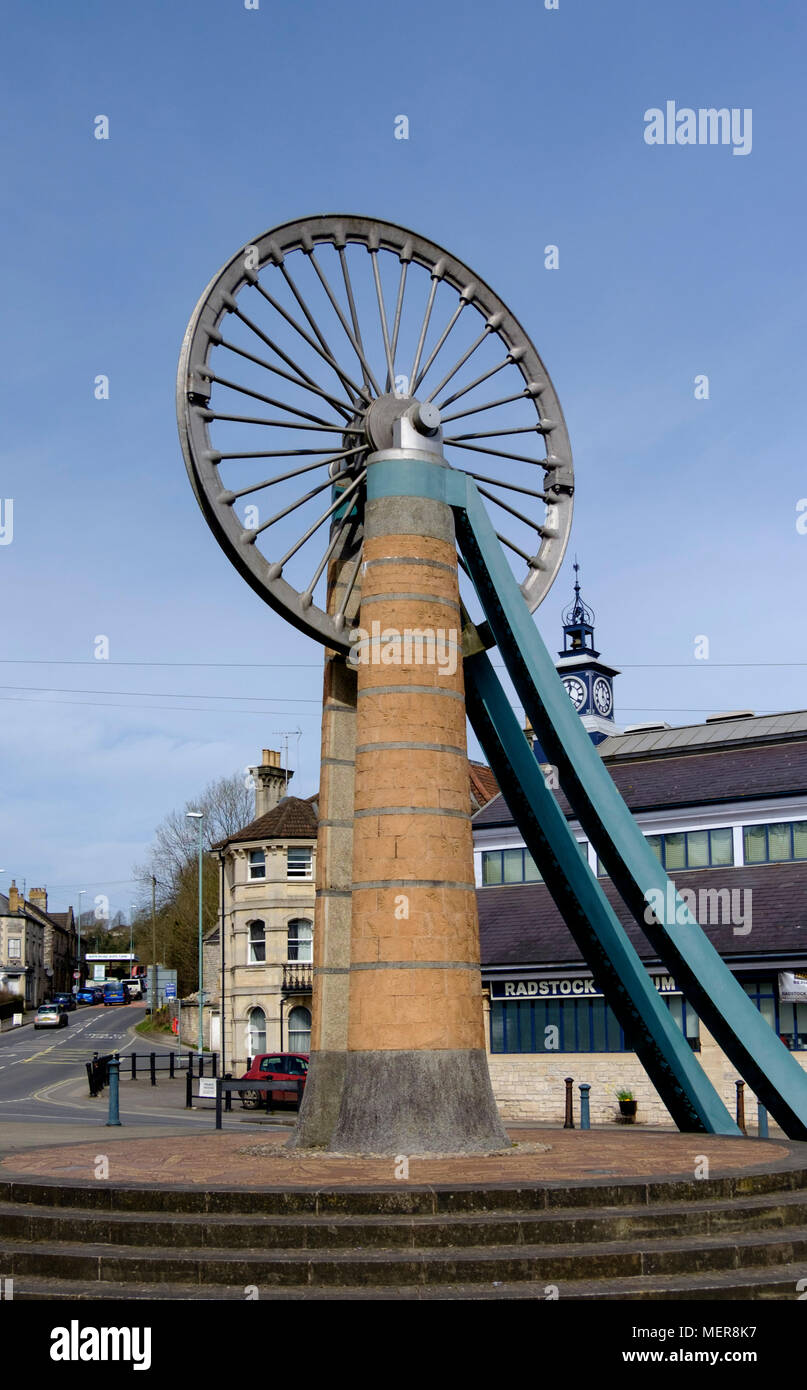 Radstock ist eine Kleinstadt in Somerset in der Nähe von Bath. England Großbritannien Stockfoto