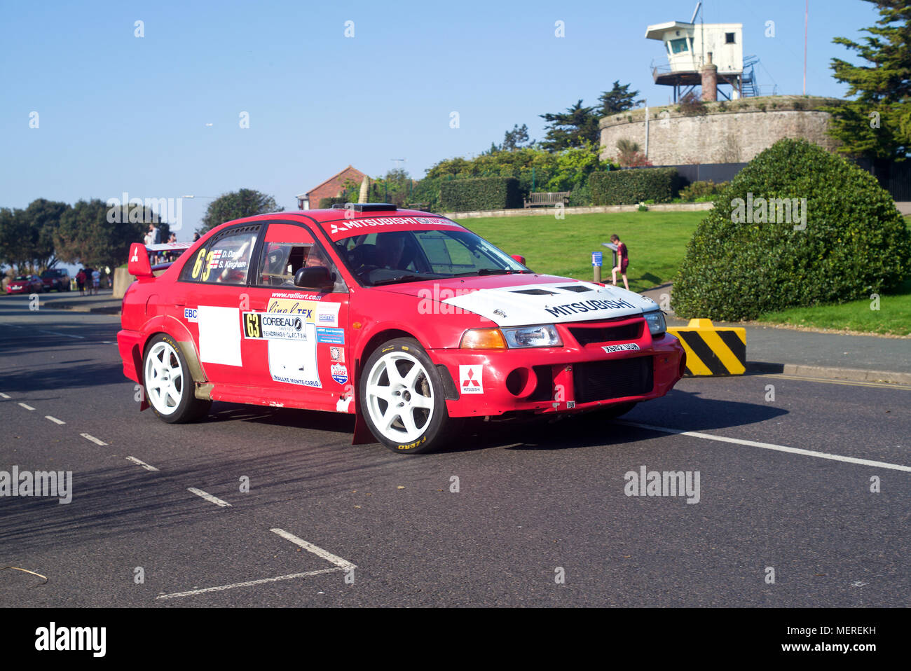 Corbeau sitze Rally Tendring und Clacton Sonntag, 22. April 2018. Stockfoto