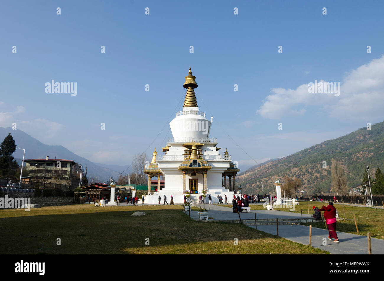 Memorial Chorten, Thimphu, Bhutan Stockfoto