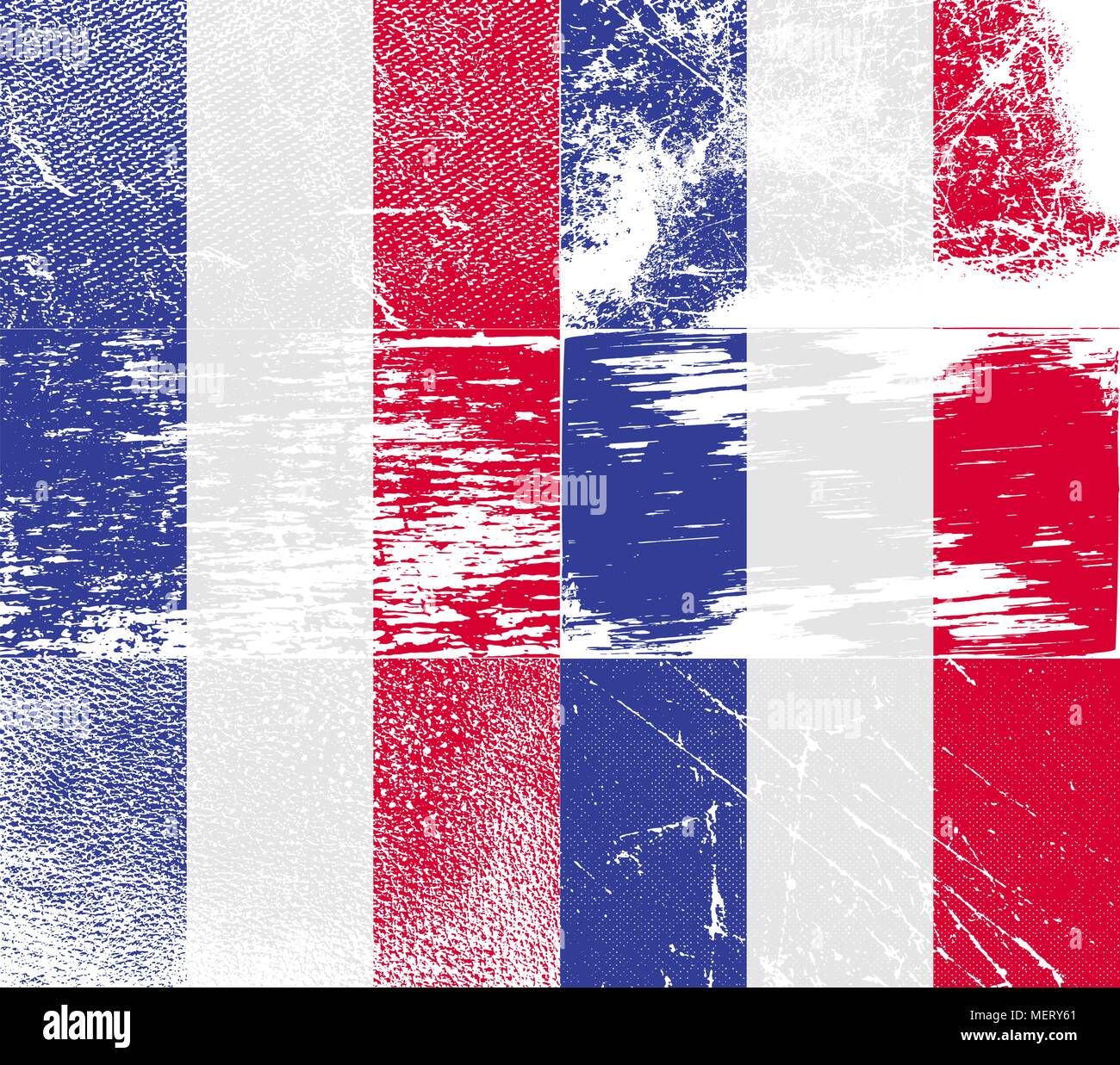 AMOYER Frankreich Flagge Polyester – 150x90 Cm, Mit Messingösen, Für Innen & Außen