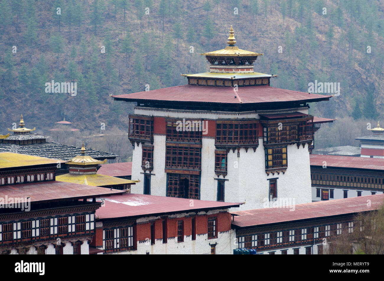Tashichho Dzong, Thimphu, Bhutan Stockfoto