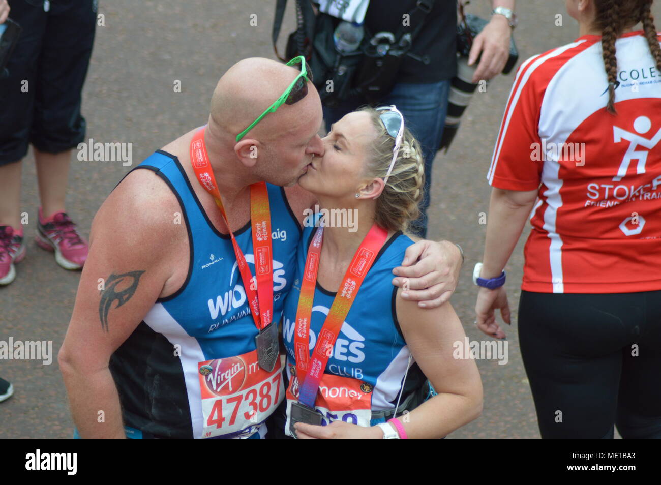 38 Virgin London Marathon 2018 Stockfoto