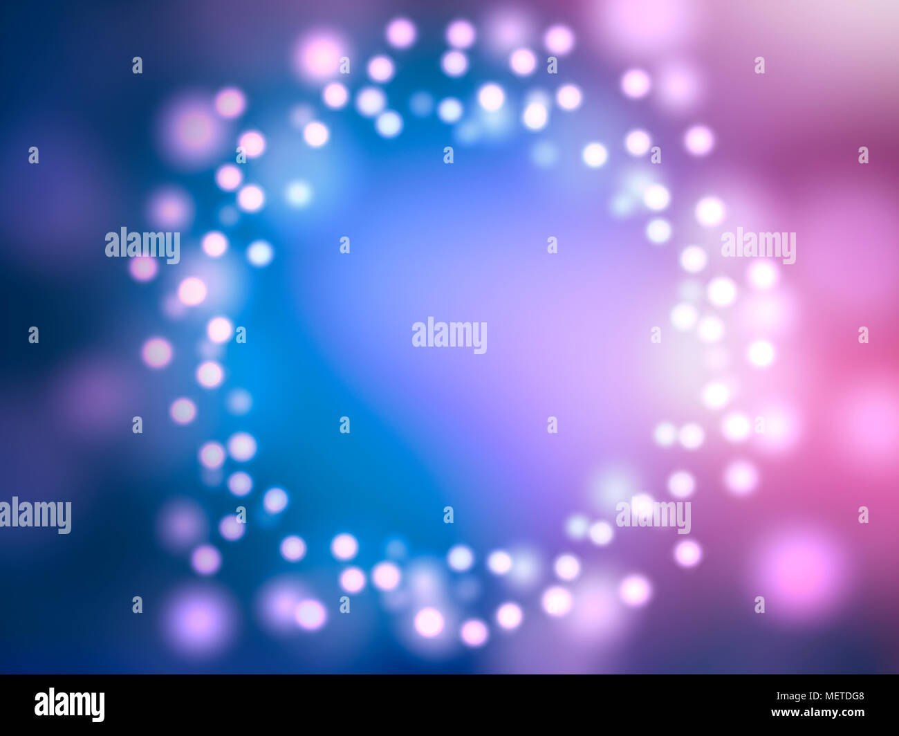 Schwimmende Ring Licht Kugel Stockfoto