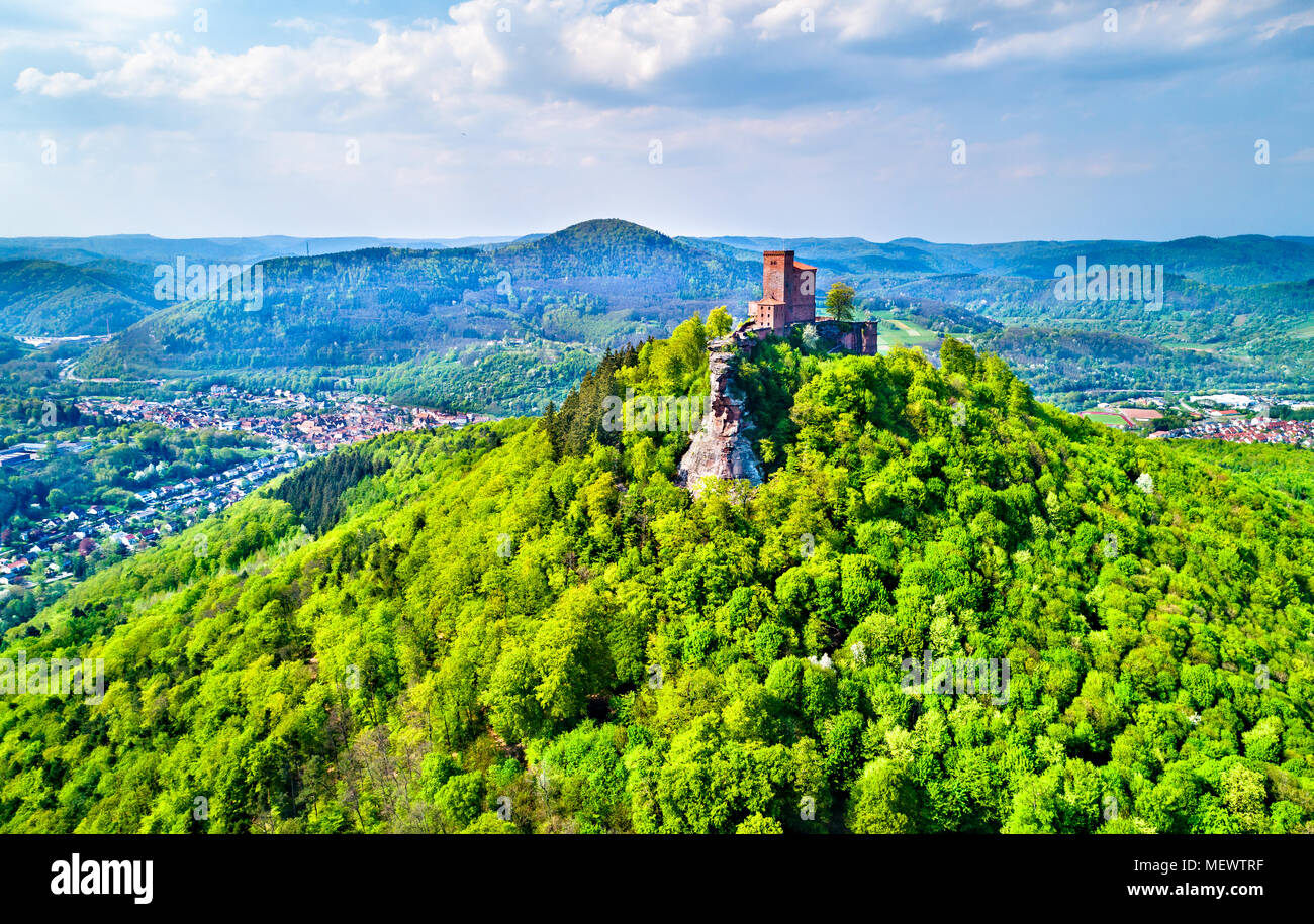 Burg Trifels im Pfälzer Wald. Rheinland-pfalz, Deutschland Stockfoto