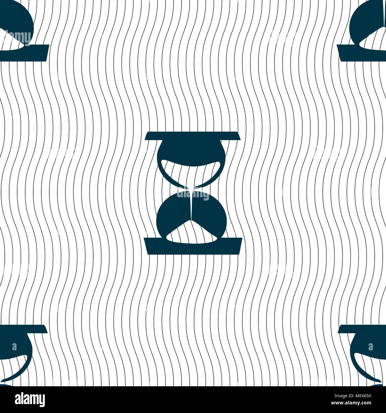 Sanduhr Unterzeichnen Nahtlose Muster Mit Geometrischen Struktur Vector Illustration Stock Vektorgrafik Alamy
