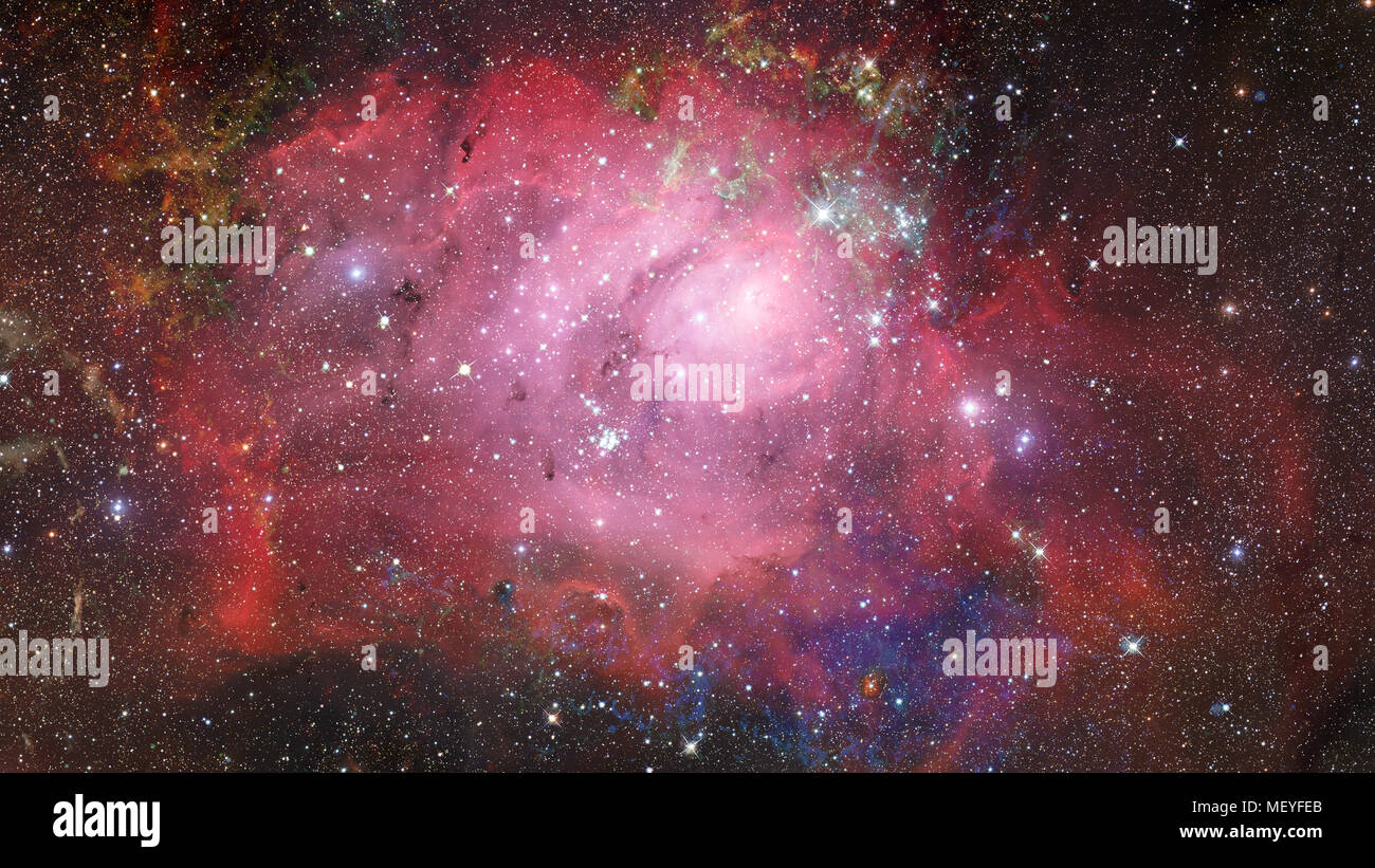 Reflektionsnebel der Sternentstehung. Elemente dieses Bild von der NASA eingerichtet. Stockfoto
