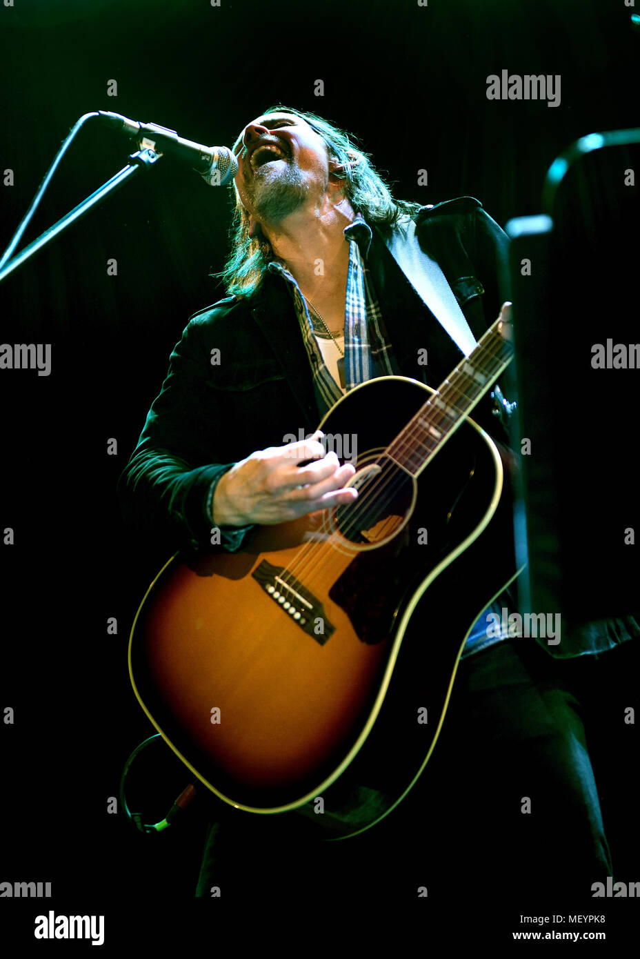 Myles Kennedy Acoustic gig, Jahr des Tigers Tour an der Islington Assembly Hall, London. 23. März 2018 Stockfoto