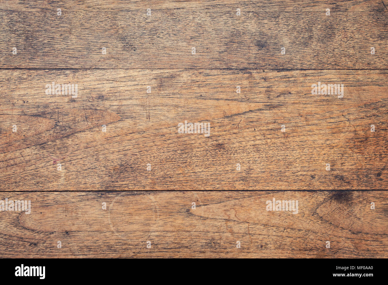 Alte und verschmutzte Holz Hintergrund und Textur, Vintage getönt. Stockfoto