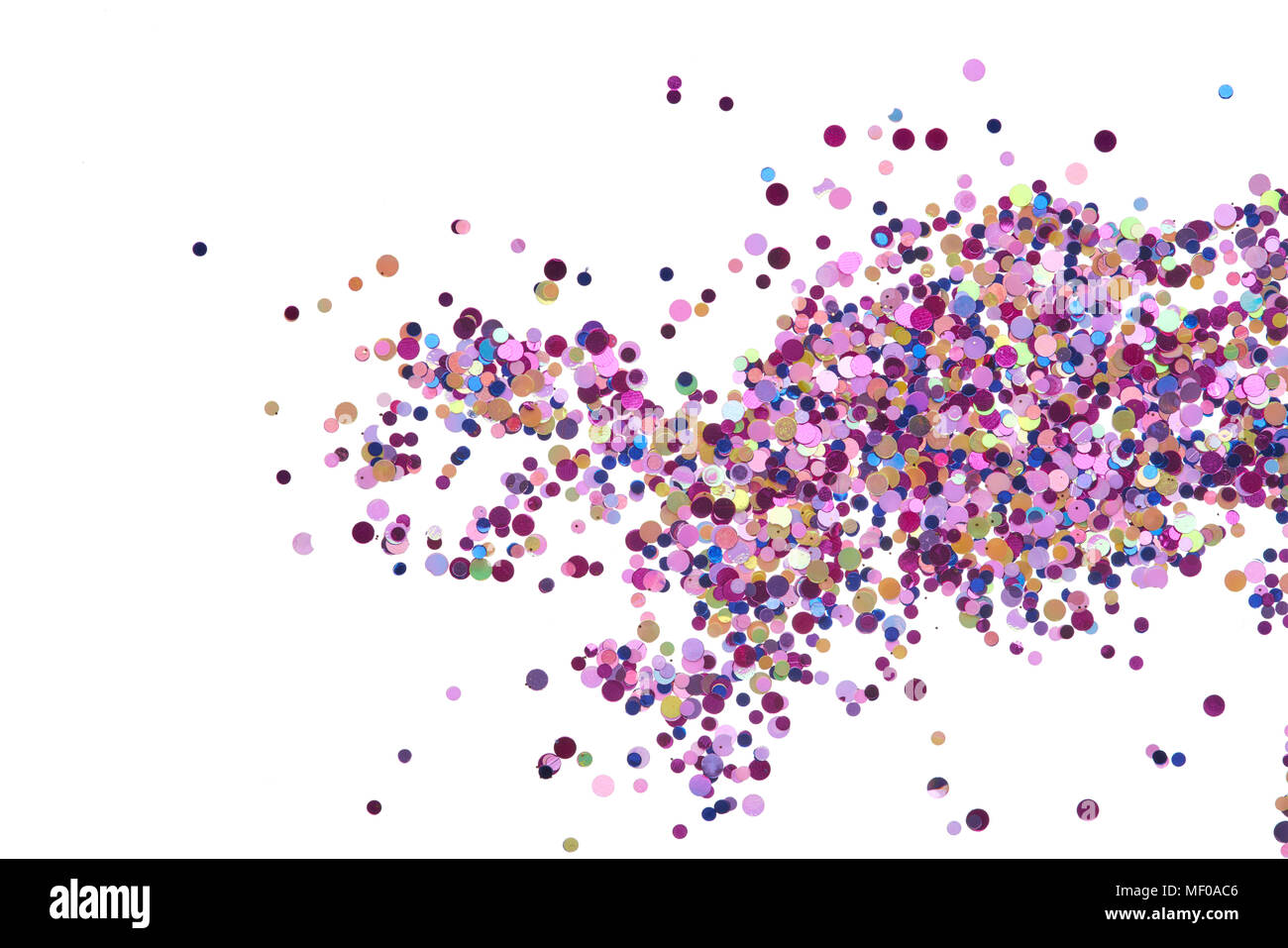 Hell und original polka Hintergrund der bunten Punkten Stockfoto