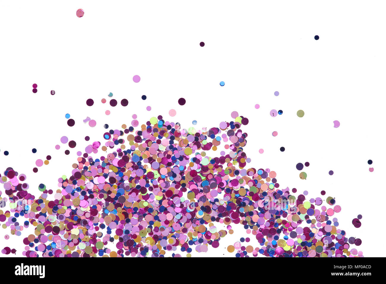 Hell und original polka Hintergrund der bunten Punkten Stockfoto