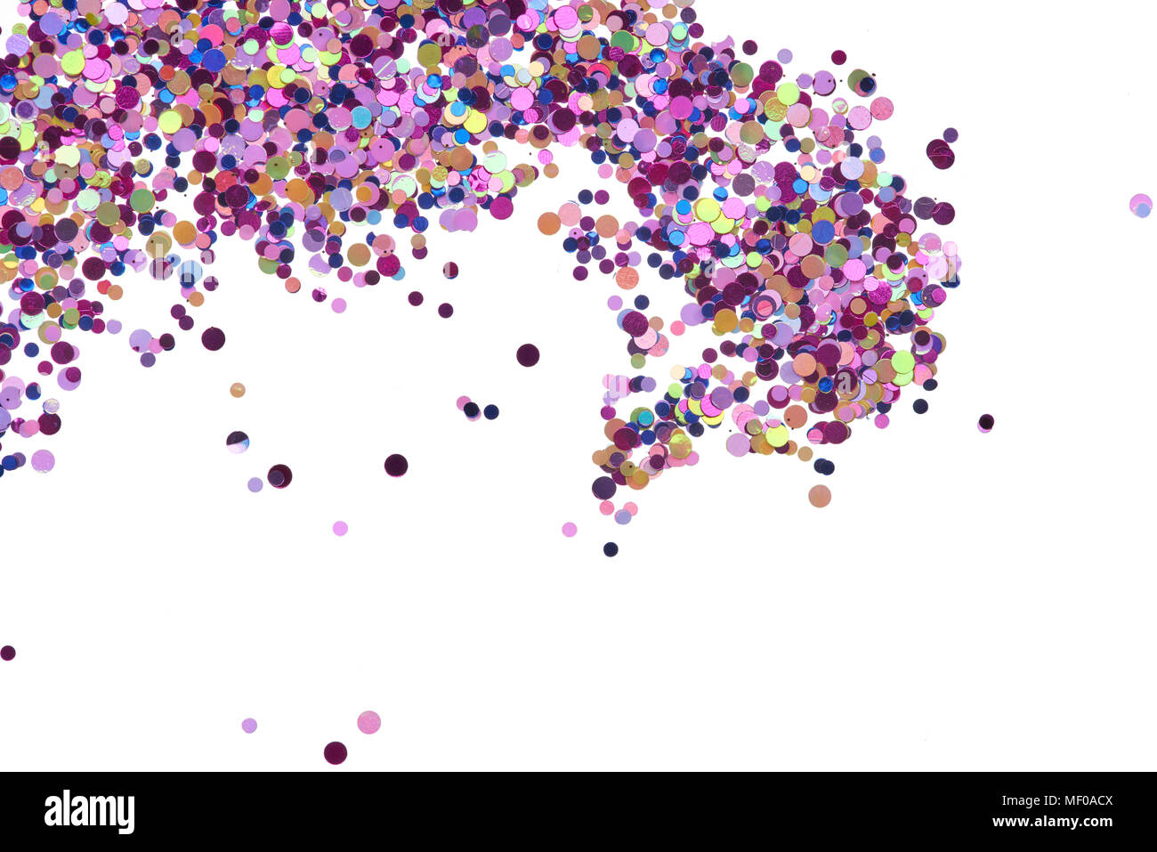 Hell und original polka Hintergrund der bunten Punkten Stockfoto