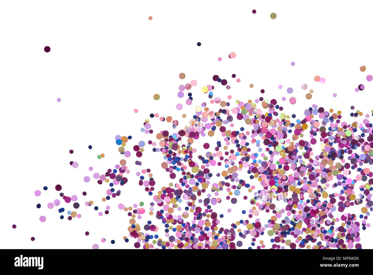 Hell und original polka Hintergrund der bunten Punkten Stockfoto
