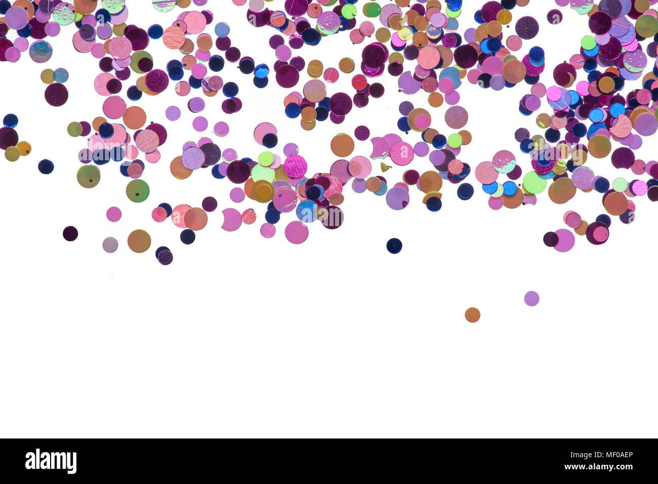 Hell und original polka Hintergrund der bunten Punkten Stockfoto
