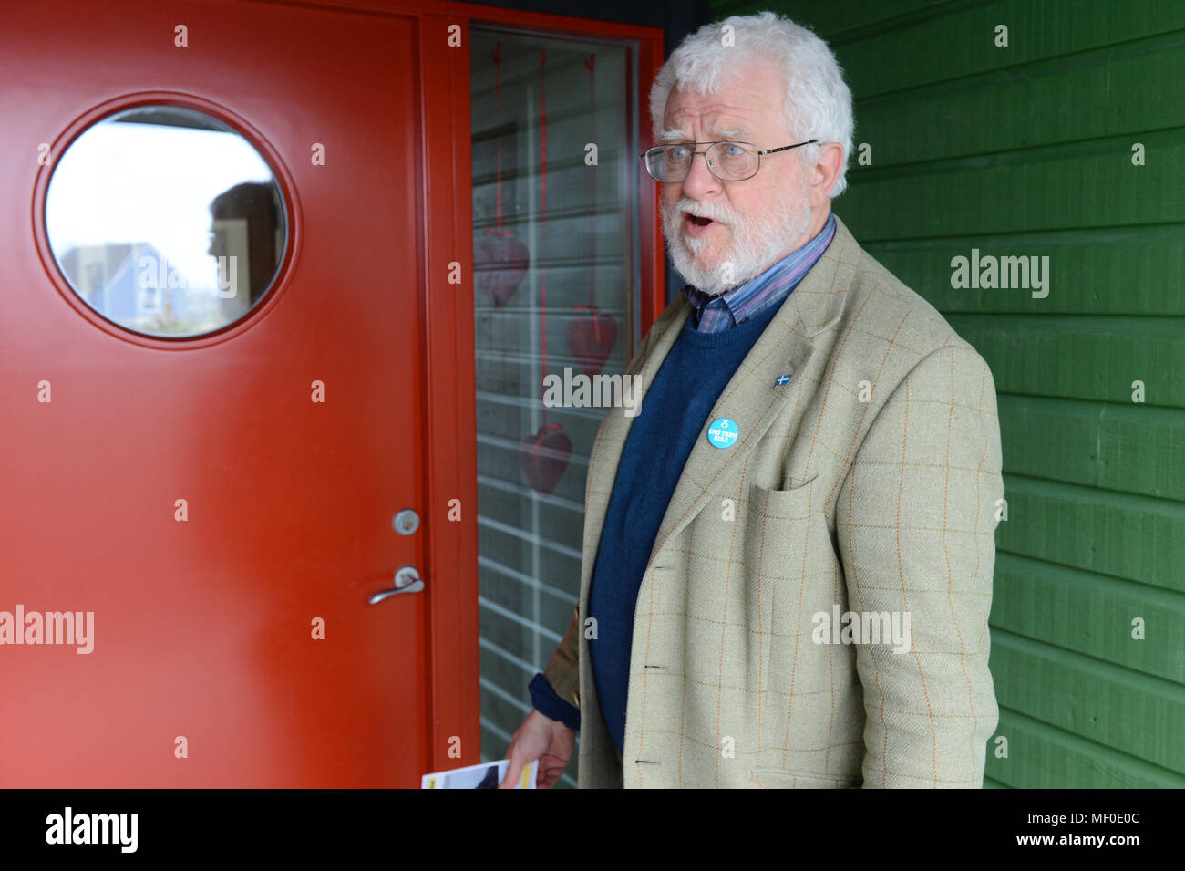 Danus Skene SNP Politiker und Chef der Clan Skene Stockfoto