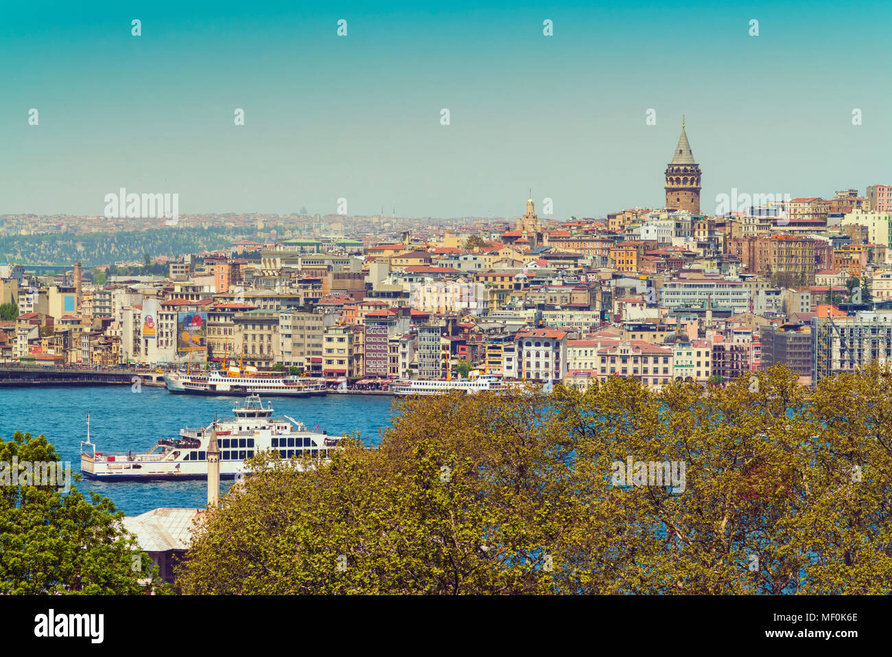 Türkei, Istanbul, Beyoglu, Golden Horn Stockfoto