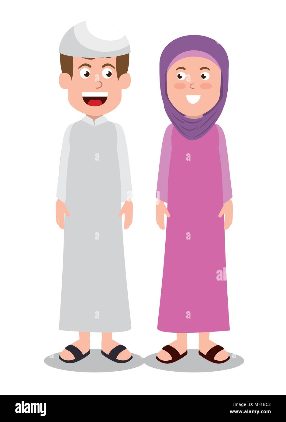 Ramadan Kareem Karte mit islamischen paar Zeichen Stock Vektor