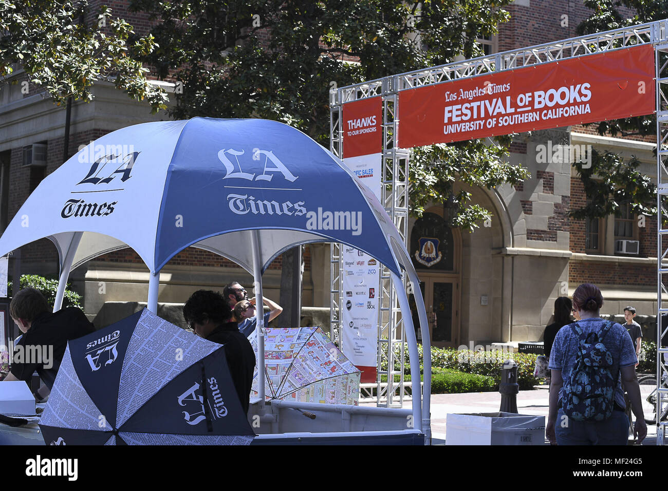 April 22, 2018 - Los Angeles, CA, USA - Los Angeles Times Festival der Bücher an der USC in Los Angeles, Kalifornien am Samstag, April 22, 2018 (Bild: © Dave Safley über ZUMA Draht) Stockfoto