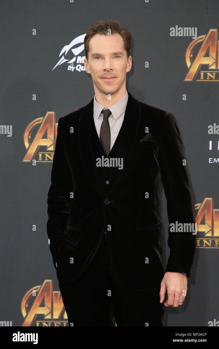 HOLLYWOOD, CA - 23. April: Benedict Cumberbatch, bei der Weltpremiere von Avengers: Infinity Krieg am El Capitan Theatre in Los Angeles, Kalifornien am 23. April 2018. Credit: Faye Sadou/MediaPunch Stockfoto