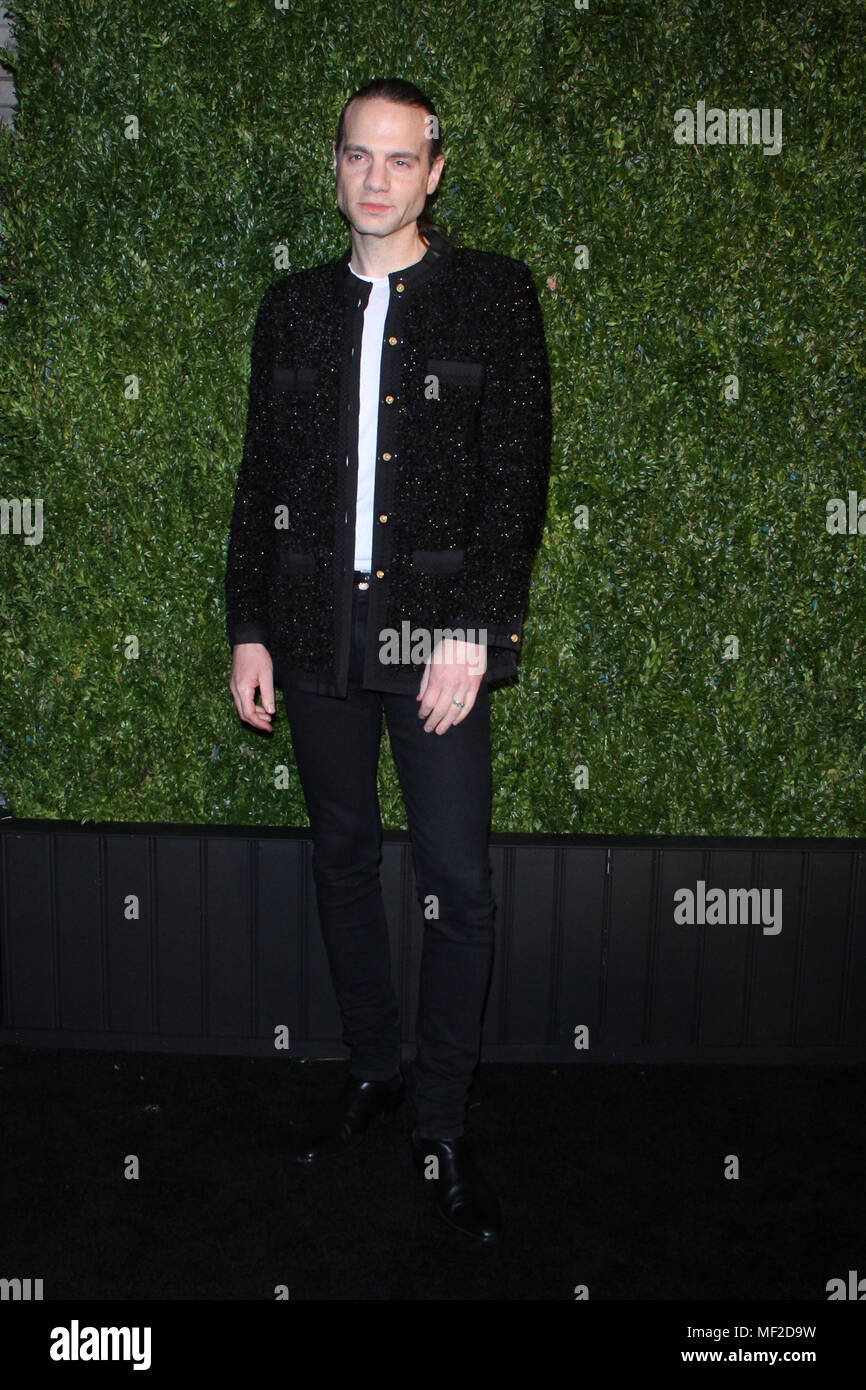 NEW YORK, N Y - 23. April: Jordanien Roth bei der Chanel Tribeca Film Festival Künstler Abendessen im Balthazar Restaurant in New York City am 23. April 2018. Credit: RW/MediaPunch Stockfoto