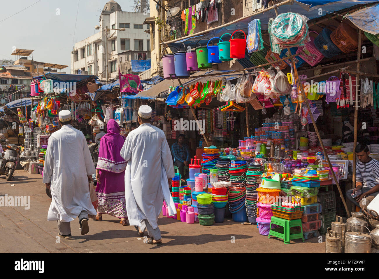 Markt, Mumbai, Indien Stockfoto