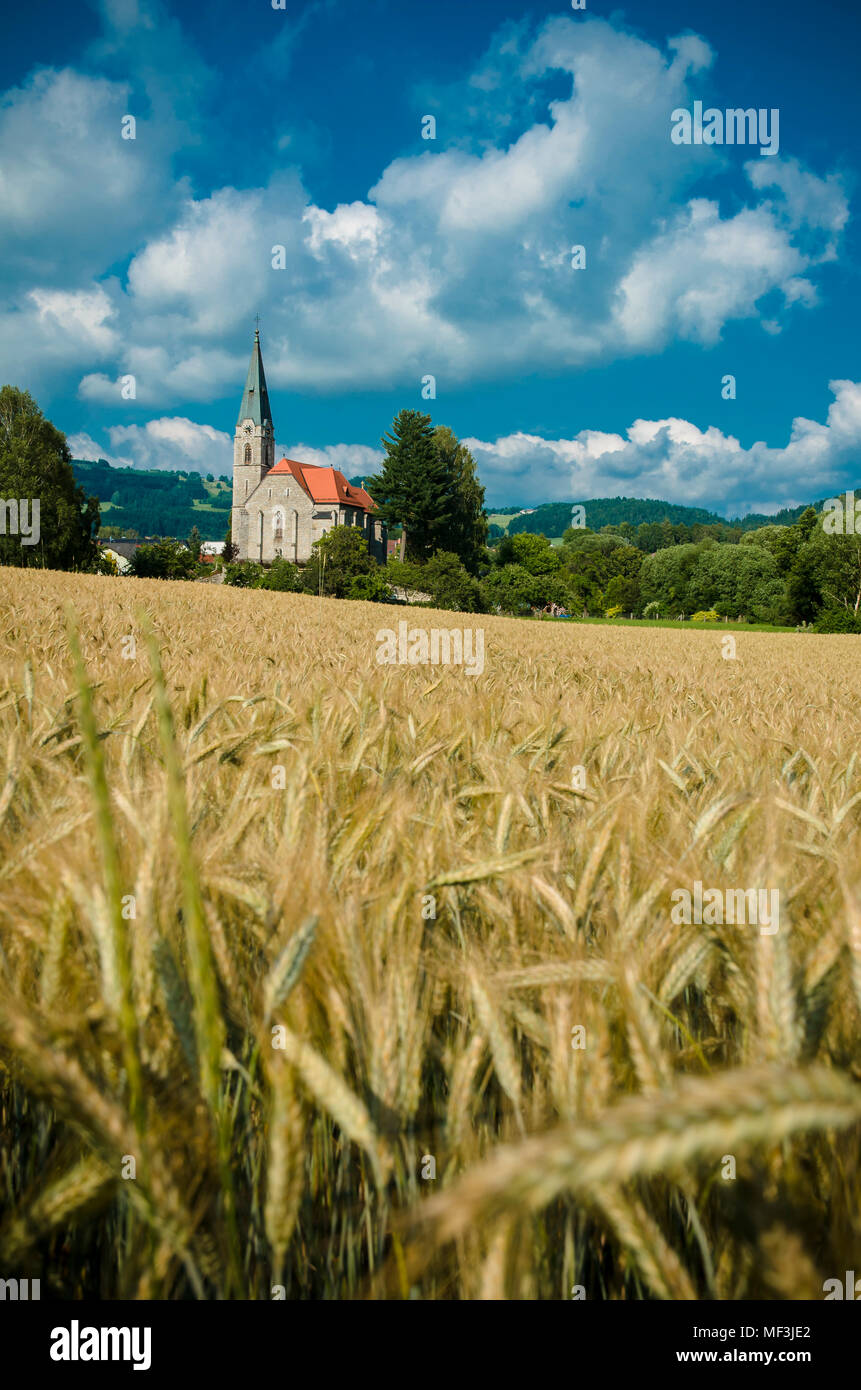 Österreich, St. Oswald, St. Oswalds Kirche Stockfoto