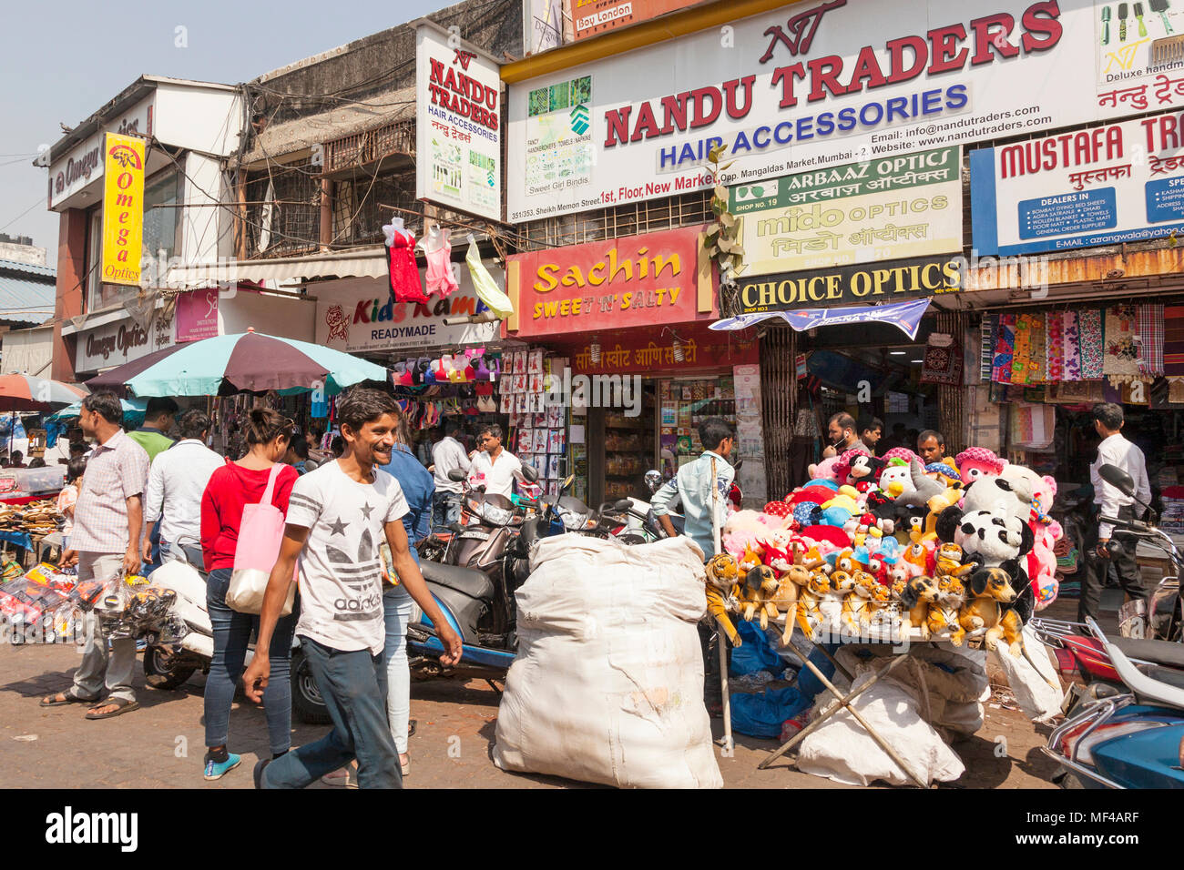 Markt in Mumbai, Indien Stockfoto