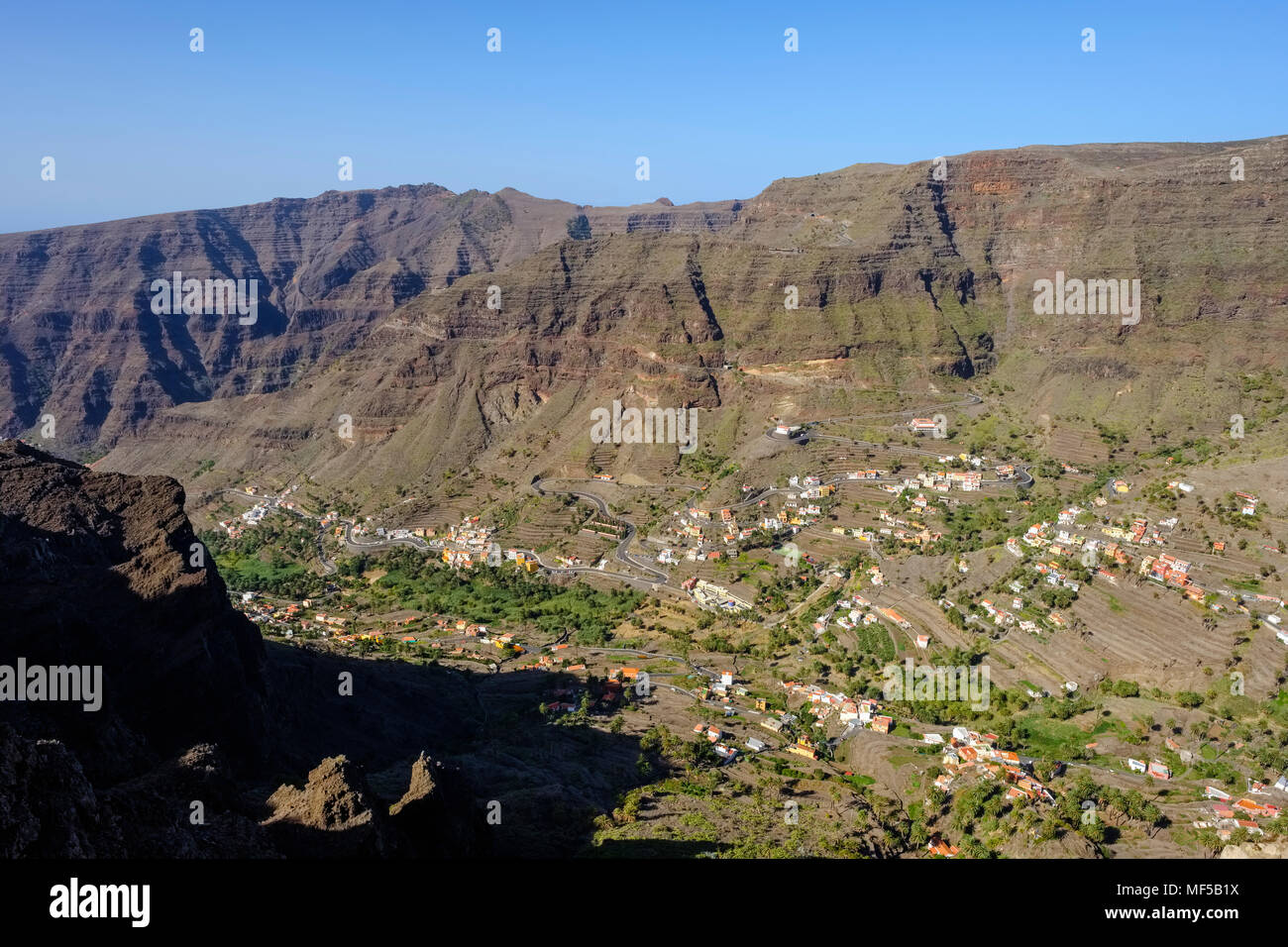 Spanien, Kanarische Inseln, La Gomera, Valle Gran Rey Stockfoto