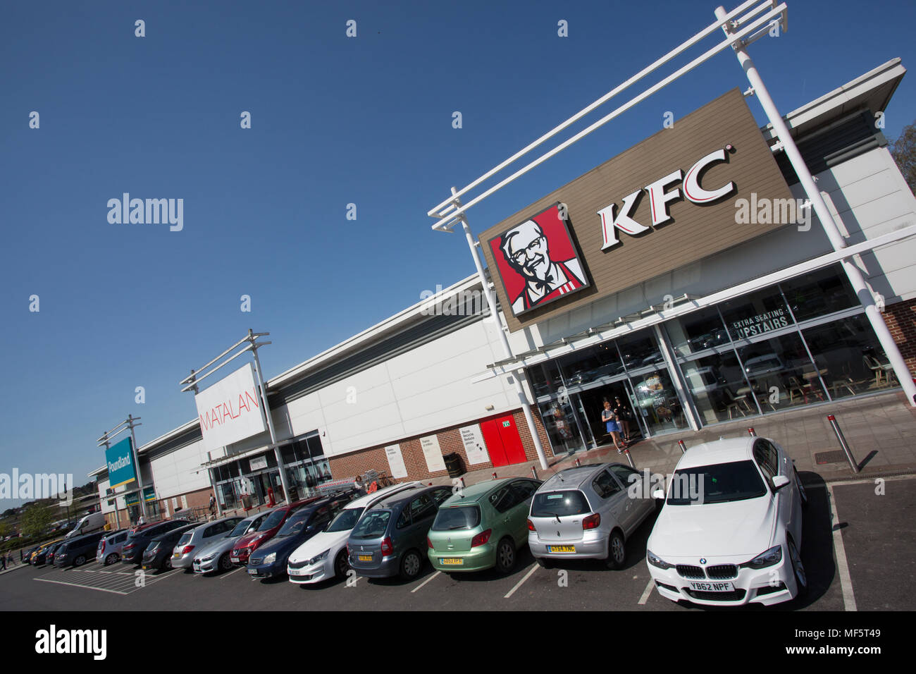 KFC an strood Retail Park, Kent Stockfoto