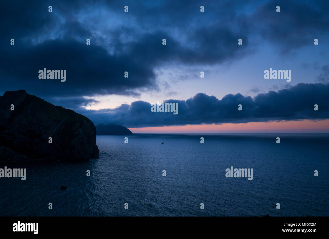 San Julian Strand, Golf von Biscaya, Liendo Tal, Kantabrien, Spanien, Europa Stockfoto