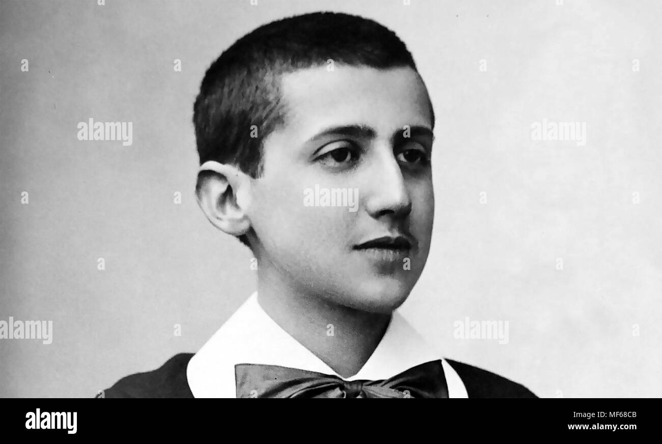 MARCEL PROUST (1871-1922) französischer Schriftsteller um 1890 Stockfoto