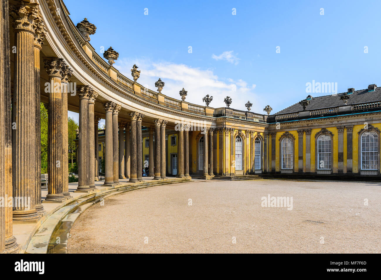 Schloss Sanssouci Dem Ehemaligen Sommerpalast Von Friedrich