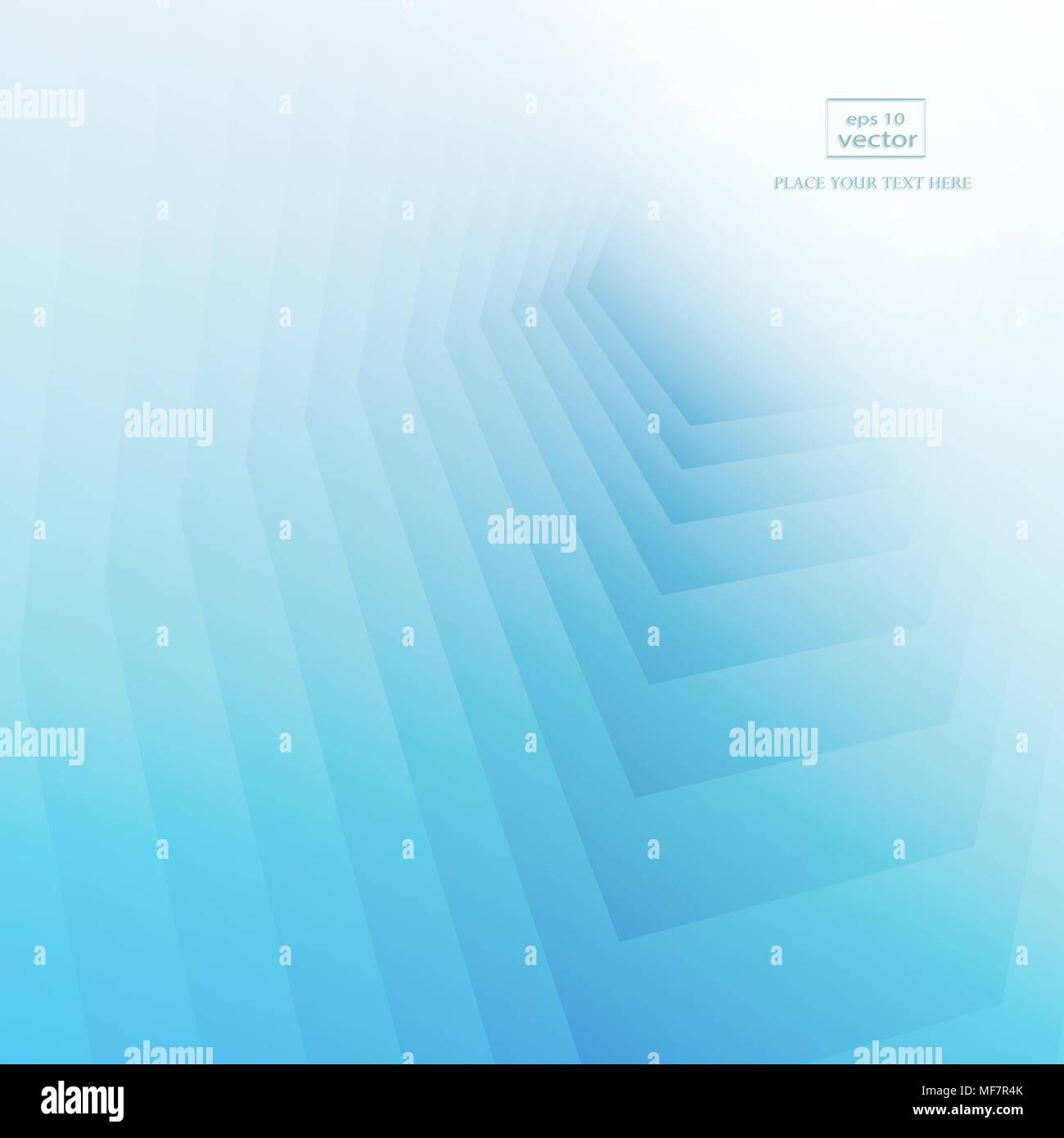 Blauer Hintergrund mit copy-Platz. Lowpoly Vector Illustration. Verwendet die Deckkraftmaske Hintergrund Stock Vektor