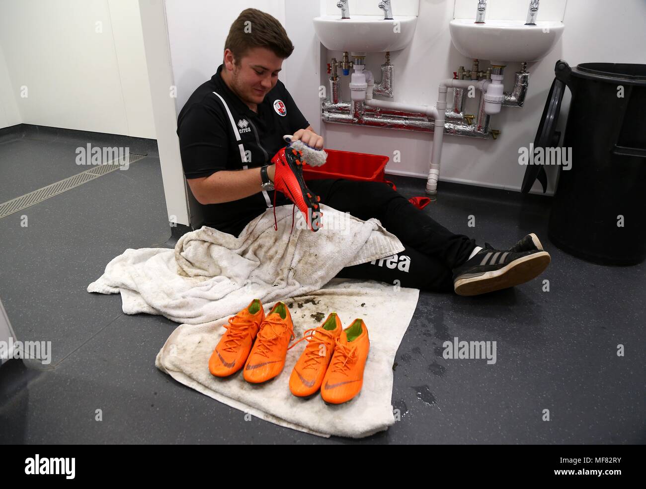 cleaning football boots