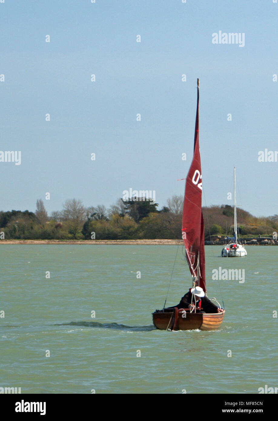 Wittering Weststrand Stockfoto