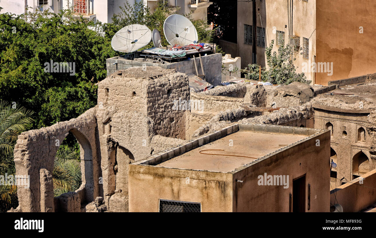 Nizwa. Nizwa Fort. Sultanat Oman. Saltanat ʿUmān. Sultanat Oman. Oman. Stockfoto